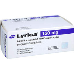 Abbildung: Lyrica 150 mg Hartkapseln 100 St, Hartkapseln PZN 13578255