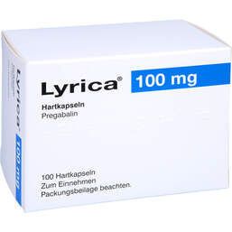 Abbildung: Lyrica 100 mg Hartkapseln 100 St, Hartkapseln PZN 13578918