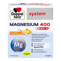 Abbildung: Doppelherz system Magnesium 400 Direct Pellets 30 St, Pellets PZN 13590078