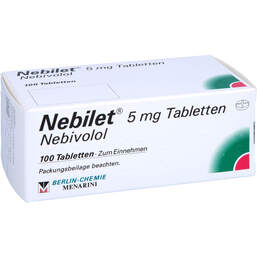 Abbildung: Nebilet Tabletten 100 St, Tabletten PZN 13595816