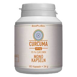 Abbildung: Curcuma 475 mg 95% Curcumin Mono-Kapseln 60 St, Kapseln PZN 13598134