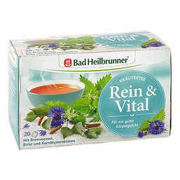 Abbildung: Bad Heilbrunner Wohlfühltee Rein & Vital Fbeutel Filterbeutel, 20X2.0 g PZN 13599441