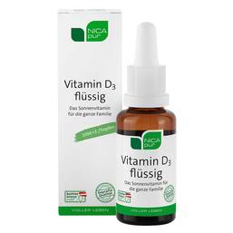 Abbildung: Nicapur Vitamin D3 flüssig Tropfen, 25 ml PZN 13624133
