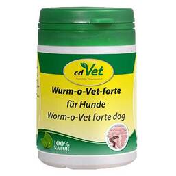 Abbildung: Wurm-o-Vet forte Pulver für Hunde Pulver, 75 g PZN 13649825