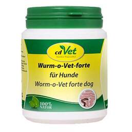 Abbildung: Wurm-o-Vet forte Pulver für Hunde Pulver, 150 g PZN 13649831