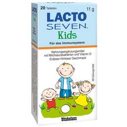 Abbildung: Lacto Seven Kids Tabletten 20 St, Tabletten PZN 13651638