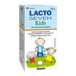 Abbildung: Lacto Seven Kids Tabletten 50 St, Tabletten PZN 13651650