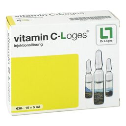 Abbildung: Vitamin C Loges 5 ml Injektionslösung Injektionslösung, 10X5 ml PZN 13699651