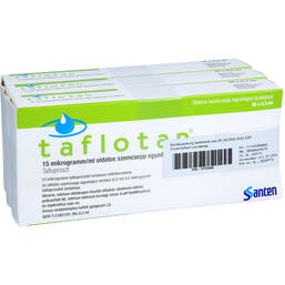Abbildung: Taflotan sine 15 µg / ml Augentropfenim Einzeldosisbeh. 90X0.3 ml, Einzeldosispipetten PZN 13703068