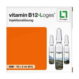Abbildung: vitamin B12-Loges® Injektionslösung Ampullen, 10X2 ml PZN 13703915