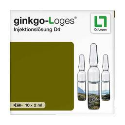 Abbildung: Ginkgo-Loges Injektionslösung D 4 Ampullen Ampullen, 10X2 ml PZN 13703938