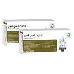 Abbildung: Ginkgo-Loges Injektionslösung D 4 Ampullen 100X2 ml, Injektionslösung PZN 13703944