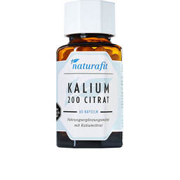 Abbildung: Naturafit Kalium 200 Citrat Kapseln 60 St, Kapseln PZN 13704748