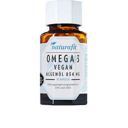 Abbildung: Naturafit Omega-3 vegan Algenöl 834 mg Kapseln 45 St, Kapseln PZN 13704777