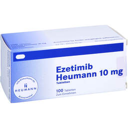 Abbildung: Ezetimib Heumann 10 mg Tabletten 100 St, Tabletten PZN 13706581