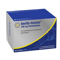 Abbildung: Benfo-biomo 300 mg Filmtabletten Filmtabletten, 100 St PZN 13711493