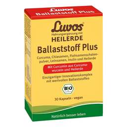 Abbildung: Luvos Heilerde Bio Ballaststoff Plus Kapseln Kapseln, 30 St PZN 13723154