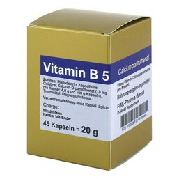 Abbildung: Vitamin B5 Kapseln Kapseln, 45 St PZN 13724053