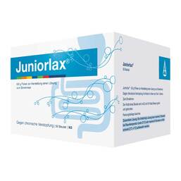 Abbildung: Juniorlax Pulver zur Herstellung einer Lösung zum Einnehmen 50X6.9 g, Pulver zur Herstellung einer Lösung zum Einnehmen PZN 13752428