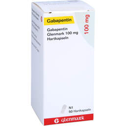 Abbildung: Gabapentin Glenmark 100 mg Hartkapseln 50 St, Hartkapseln PZN 13753793