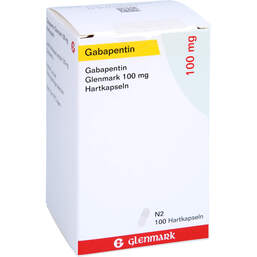 Abbildung: Gabapentin Glenmark 100 mg Hartkapseln 100 St, Hartkapseln PZN 13753824