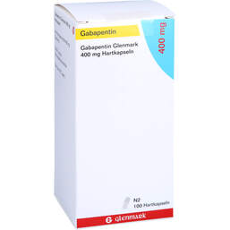 Abbildung: Gabapentin Glenmark 400 mg Hartkapseln 100 St, Hartkapseln PZN 13753899