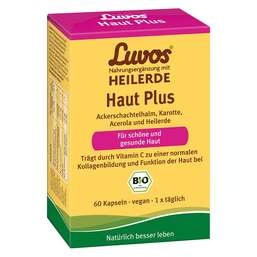 Abbildung: Luvos Heilerde Bio Haut Plus Kapseln Kapseln, 60 St PZN 13780815