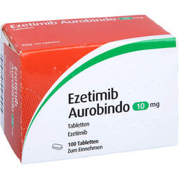 Abbildung: Ezetimib Aurobindo 10 mg Tabletten 100 St, Tabletten PZN 13786143