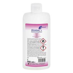 Abbildung: Alcoman plus Händedesinfektion Lösung Lösung, 500 ml PZN 13814997