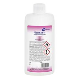 Abbildung: Alcoman+ Händedesinfektion Lösung 1 l, Lösung PZN 13815040