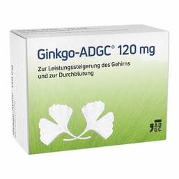 Abbildung: Ginkgo ADGC 120 mg Filmtabletten Filmtabletten, 60 St PZN 13820408