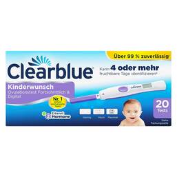 Abbildung: Clearblue® Ovulationskit Fortschrittlich & Digital Test, 20 St PZN 13827787