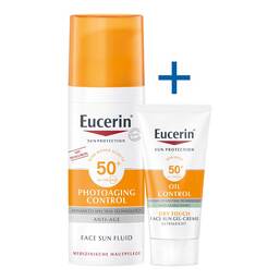 Abbildung: Eucerin Sun Fluid Photoaging Control LSF 50 Körperpflege, 50 ml PZN 13827988