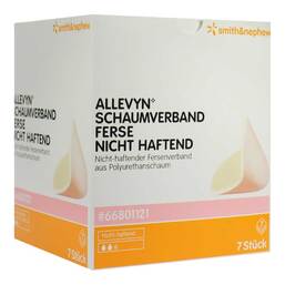Abbildung: Allevyn Schaumverband Ferse nicht haftend 7 St, Verband PZN 13831719