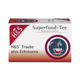 Abbildung: H&S Traube plus Echinacea Filterbeutel Filterbeutel, 20X2.5 g PZN 13833210