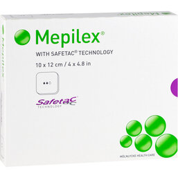 Abbildung: Mepilex 10x12 cm Schaumverband 5 St, Verband PZN 13835901