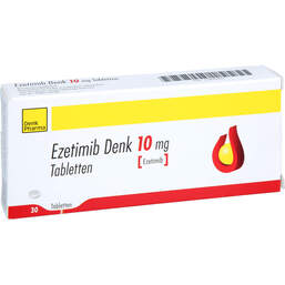 Abbildung: Ezetimib Denk 10 mg Tabletten 30 St, Tabletten PZN 13836007