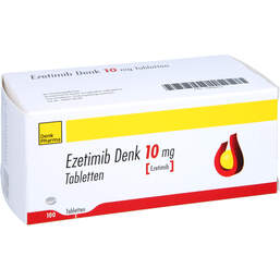 Abbildung: Ezetimib Denk 10 mg Tabletten 100 St, Tabletten PZN 13836013