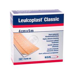 Abbildung: Leukoplast Classic Pflaster 4 cmx5 m Rolle 1 St, Pflaster PZN 13838199