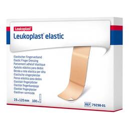 Abbildung: Leukoplast Elastic Fingerstrips 19x120 mm 100 St, Pflaster PZN 13838242