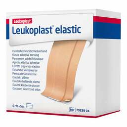 Abbildung: Leukoplast Elastic Pflaster 6 cmx5 m Rolle 1 St, Pflaster PZN 13838271
