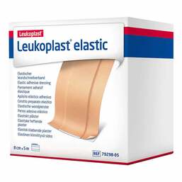 Abbildung: Leukoplast Elastic Pflaster 8 cmx5 m Rolle 1 St, Pflaster PZN 13838288