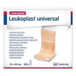Abbildung: Leukoplast Universal Injektionspflaster Strips 19x40 mm 100 St, Pflaster PZN 13838354