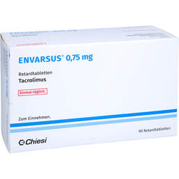 Abbildung: Envarsus 0,75 mg Retardtabletten 90 St, Retard-Tabletten PZN 13839721