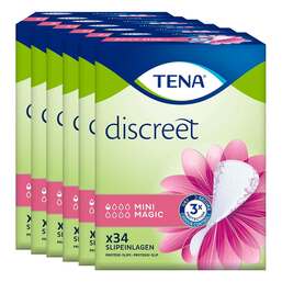 Abbildung: Tena Discreet Einlagen mini magic bei Inkontinenz 6X34 St PZN 13857162