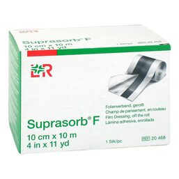 Abbildung: Suprasorb F Folien Wundverband 10 cmx10 m unste.Rolle 1 St, Verband PZN 13858701