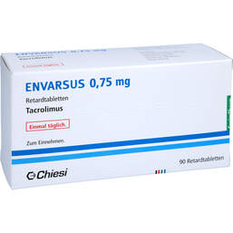 Abbildung: Envarsus 0,75 mg Retardtabletten 90 St, Retard-Tabletten PZN 13859184