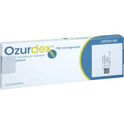 Abbildung: Ozurdex 700 Mikrogramm Implantat i.e.Applikator 1 St, Implantat PZN 13861436