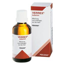Abbildung: VERREX® äußerlich Tropfen 20 ml, Tropfen PZN 13861465