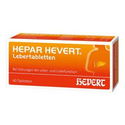 Abbildung: Hepar Hevert Lebertabletten Tabletten, 40 St PZN 13863257